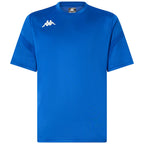Kappa DOVO мъжка футболна фланелка синя сафир - изглед отпред, размери S M L XL, Kappa4Football