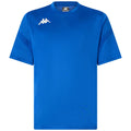 Kappa DOVO мъжка футболна фланелка синя сафир 34196UW - изглед отпред, размери S M L XL