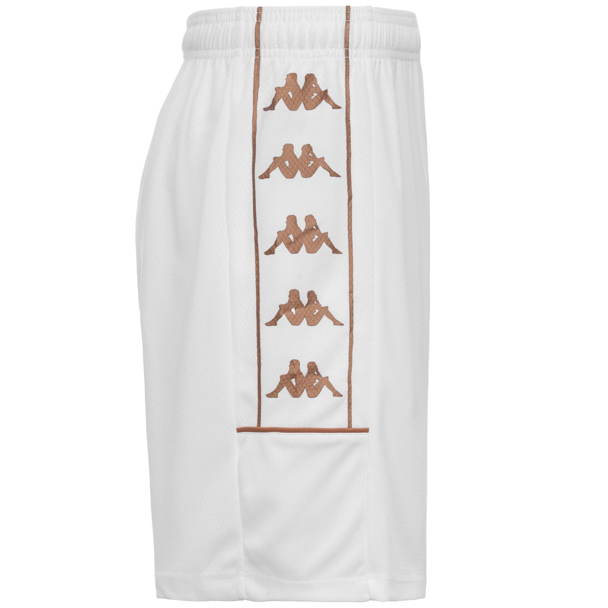 Kappa MIONDO шорти 361X7XW бяло 001 - детайл на лентата Omini Banda