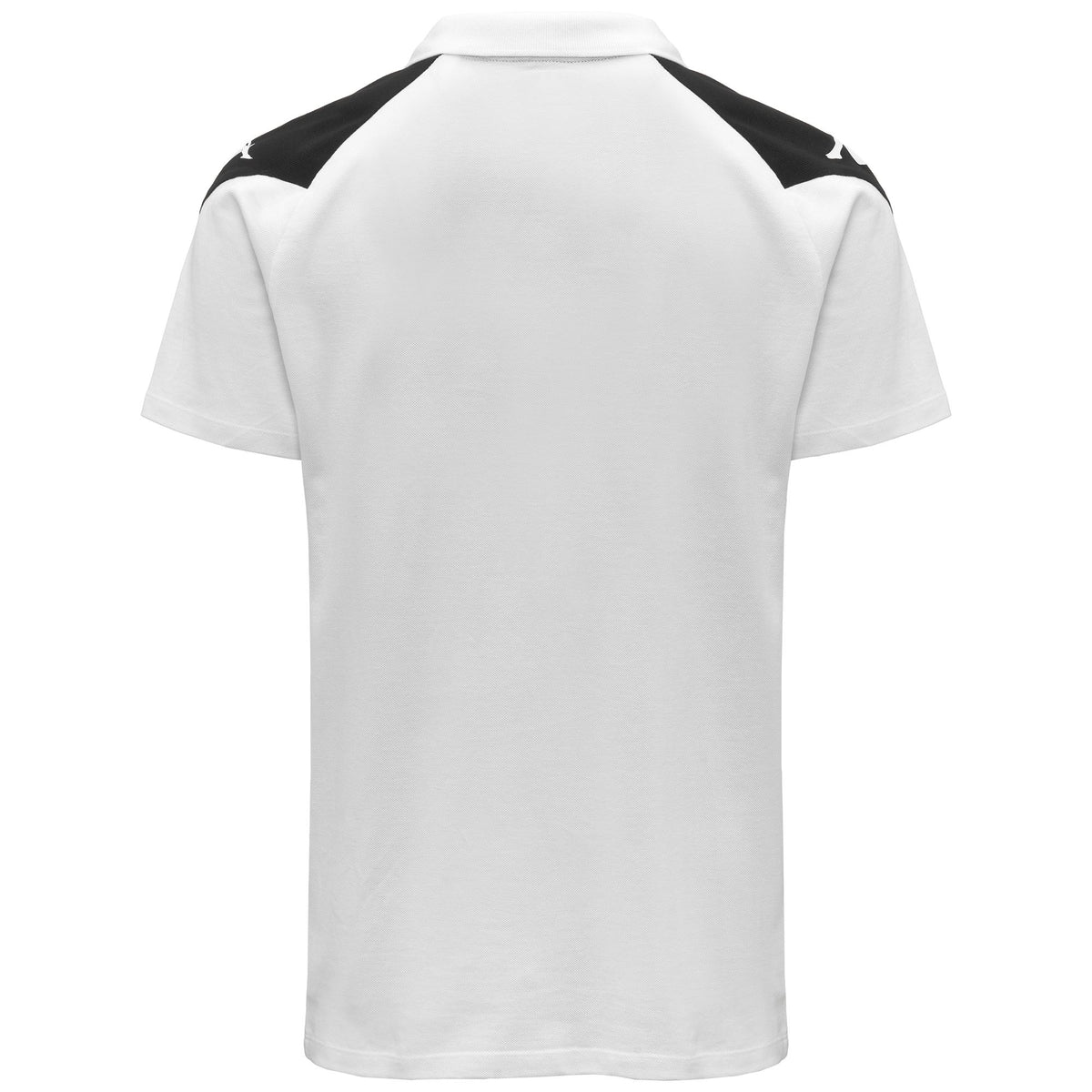 Kappa4Football LANETTO – Мъжко Футболно Поло – Бяло-Черно - изглед отзад