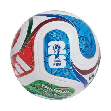 Adidas Trionda JD8045 футболна топка - страничен изглед с FIFA лого